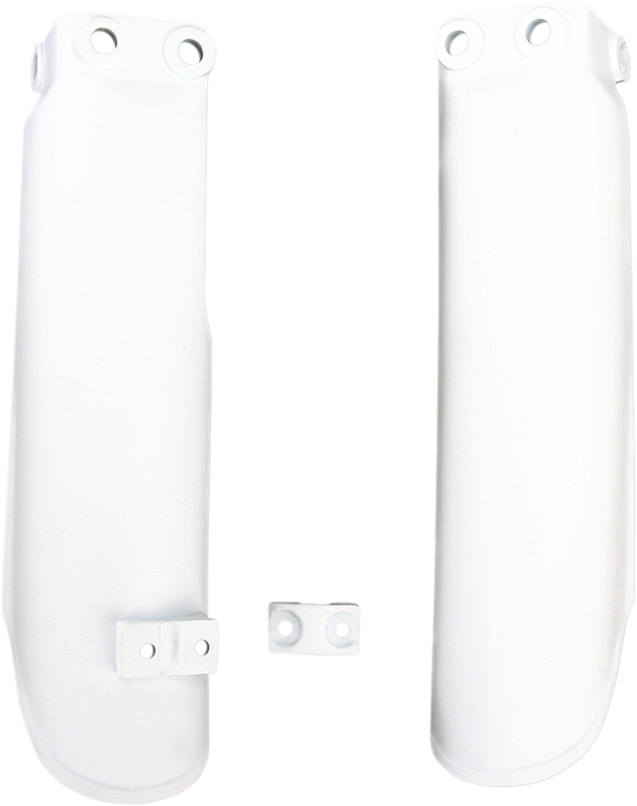 Acerbis Lower Fork Covers For Inverted Forks - White 2253020002