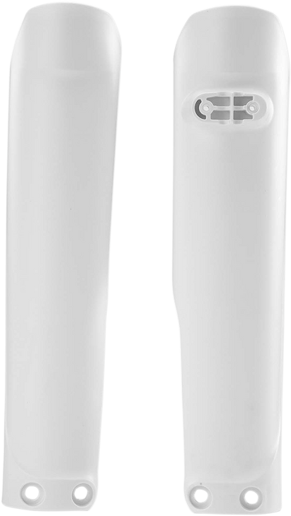 Acerbis Lower Fork Covers For Inverted Forks - White 2470686811