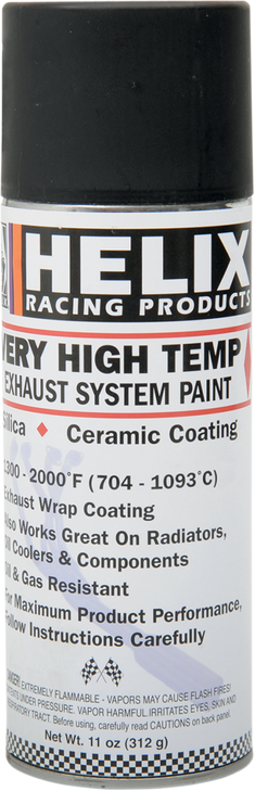 Helix High-Temperature Paint - Black - 11 Oz. Net Wt. - Aerosol 165-1020