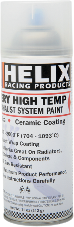 Helix High-Temperature Paint - Satin Clear - 11 Oz. Net Wt. - Aerosol 165-1150