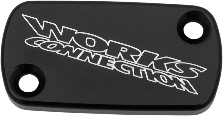 Works Connection Brake Cover - Billet - Black 21-116