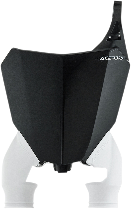 Acerbis Raptor Number Plate - Black/White 2630771007