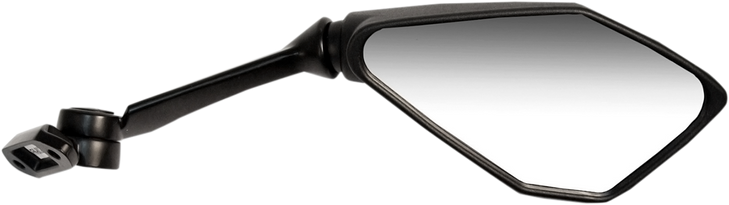Emgo Mirror - Side View - Polygon - Black - Right 20-49261