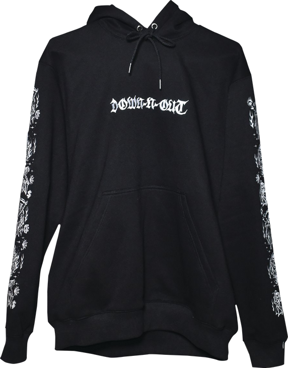 Lethal Threat Down-N-Out Cheating Death Hoodie - Black - 3Xl Dt10054Xxxl