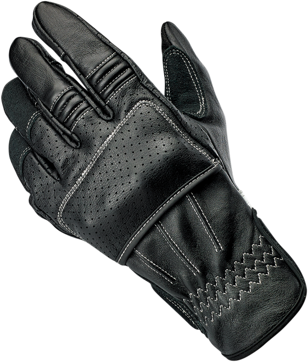 Biltwell Borrego Gloves - Black/Cement - Small 1506-0104-302