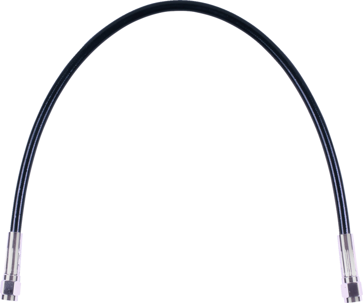 Universal Xr Brake Line - 32" - Black W/ Chrome Fittings Sbc0500-32