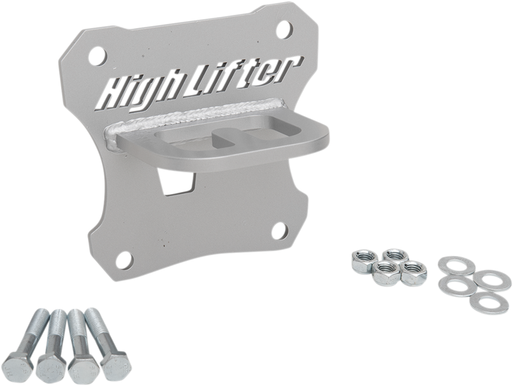High Lifter Rear Tow Hook - Silver - Polaris 79-13886