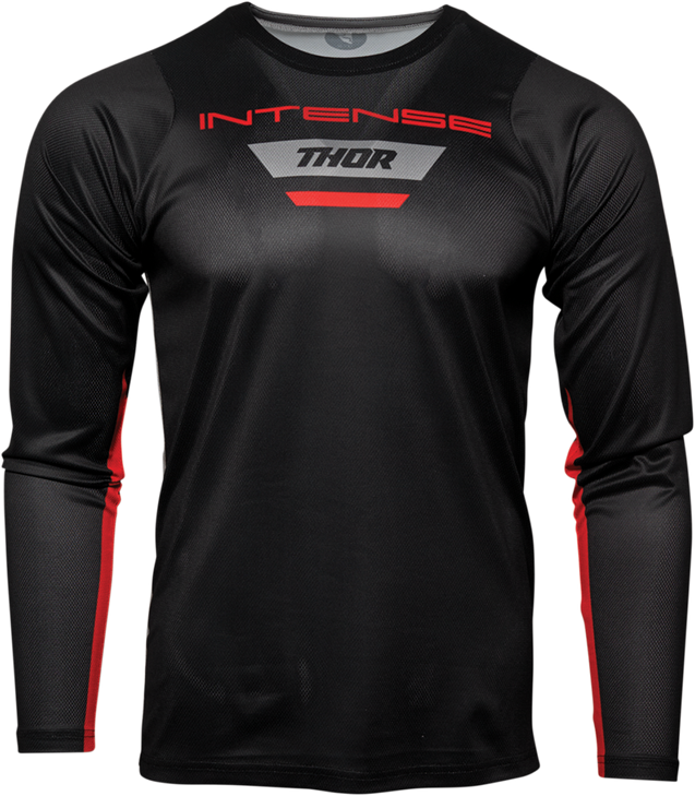 Thor Intense Jersey - Long-Sleeve - Black/Gray - Xs