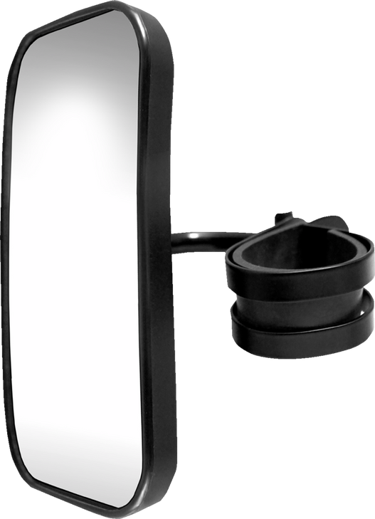 Parts Unlimited Mirror - Side View - Rectangle - Black