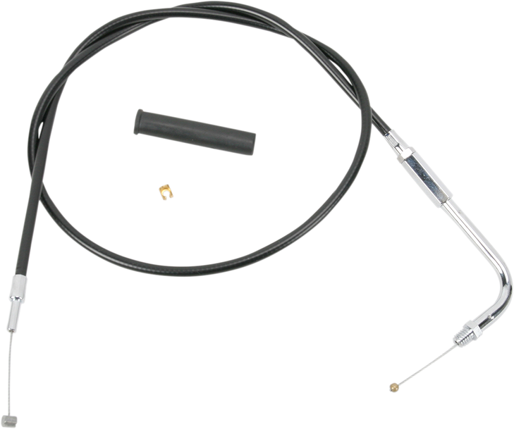 Drag Specialties Black Vinyl Throttle Cable - 32-1/2"