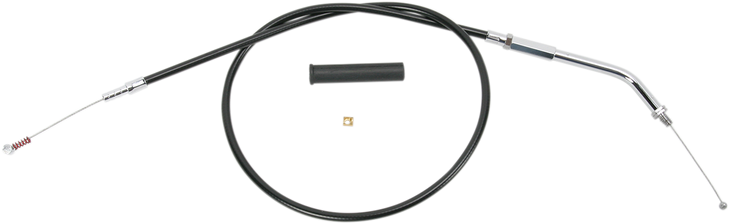 Drag Specialties Black Vinyl Idle Cable - 32-1/2"
