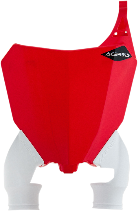 Acerbis Raptor Number Plate - Red/White 2630771005