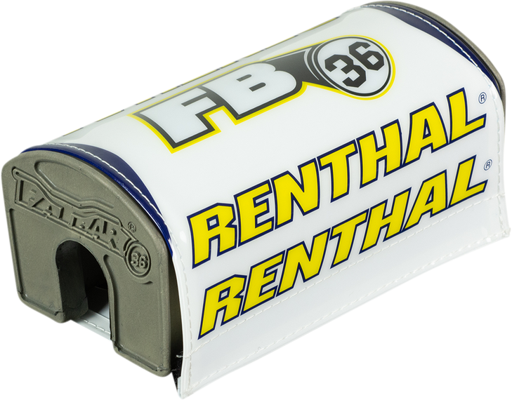 Renthal Bar Pad - Fatbar36 - White/Yellow P348