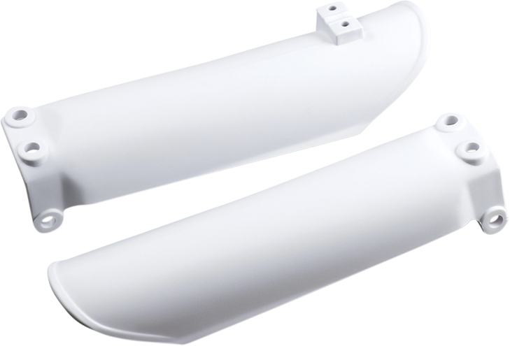 Acerbis Lower Fork Covers For Inverted Forks - White 2732020002
