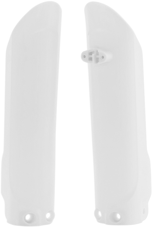 Acerbis Lower Fork Covers For Inverted Forks - White 2686006811