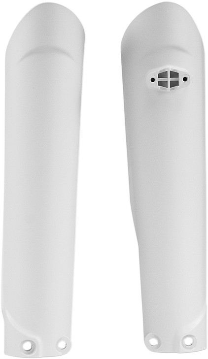 Acerbis Lower Fork Covers For Inverted Forks - White 2401266811
