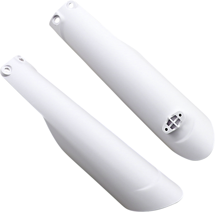 Acerbis Lower Fork Covers For Inverted Forks - White 2401260002