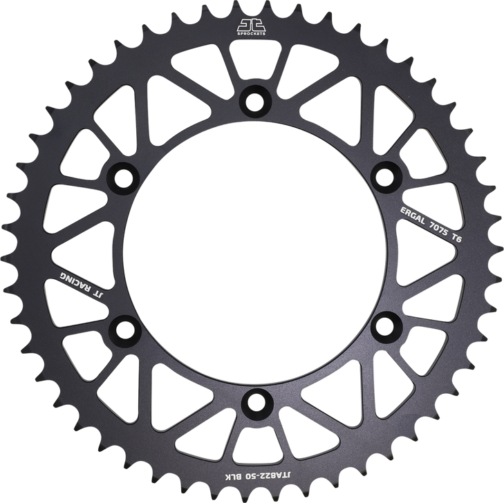 Jt Sprockets Rear Sprocket - 520 - Black - 50 Tooth Jta822.50Blk