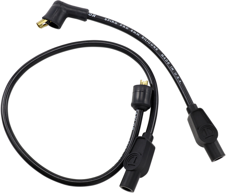 Sumax Spark Plug Wire - 8 Mm - Black - Flt/Xl 77033
