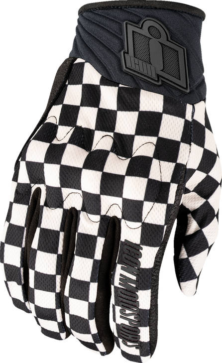 Icon Anthem3 Cx Gloves - Checker - Small