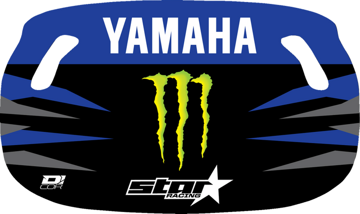 D'Cor Visuals Pit Board - Black/Blue - Monster Energy Logo 60-60-155