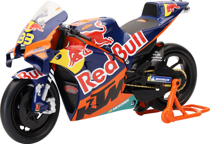 Red Bull Ktm Motogp Bike - Brad Binder - 1:12 Scale - Red/Blue/Orange 58383