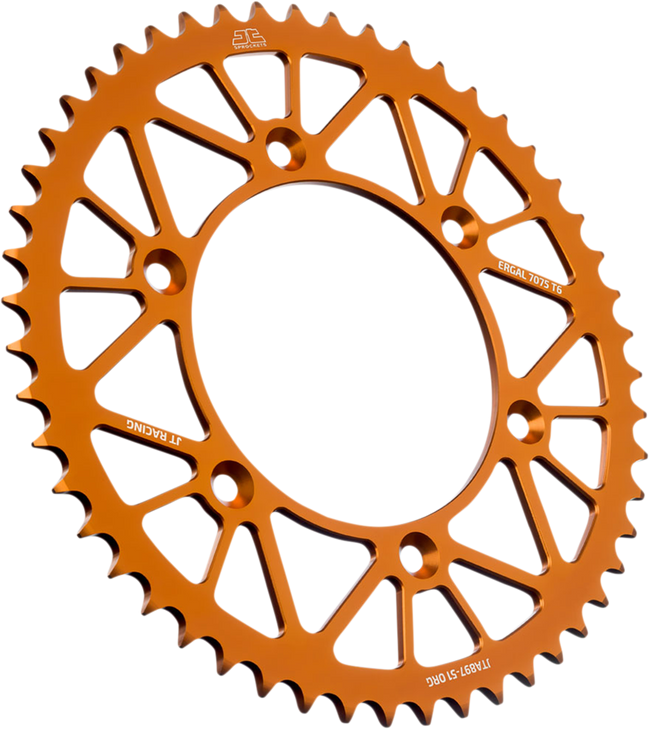 Jt Sprockets Rear Sprocket - Orange - 51-Tooth Jta897.51Org