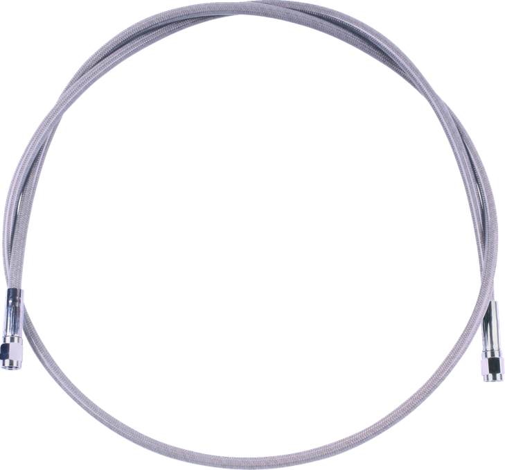 Universal Xr Brake Line - 40" - Stainless W/ Chrome Fittings Ssc0500-40