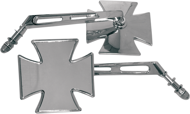 Emgo Mirror - Side View - Maltese Cross - Split Stem - Left - Screw-In - Each 20-34862A