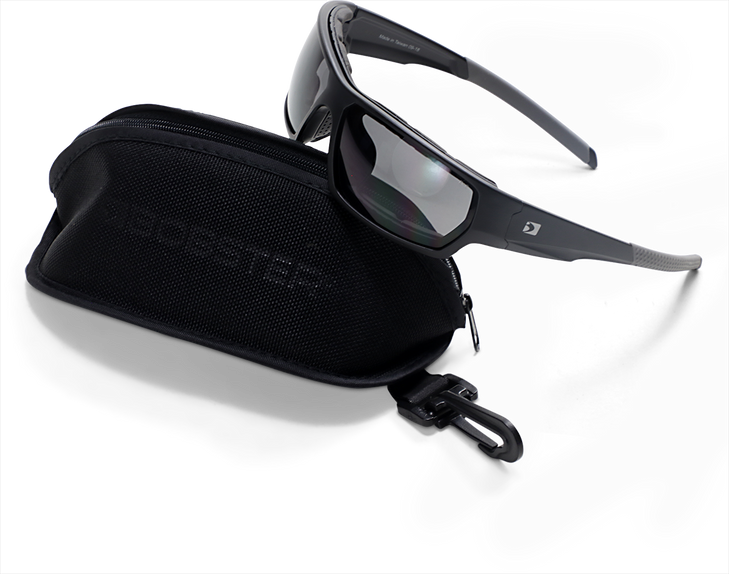 Bobster Tread Sunglasses - Matte Black - Smoke Btre001