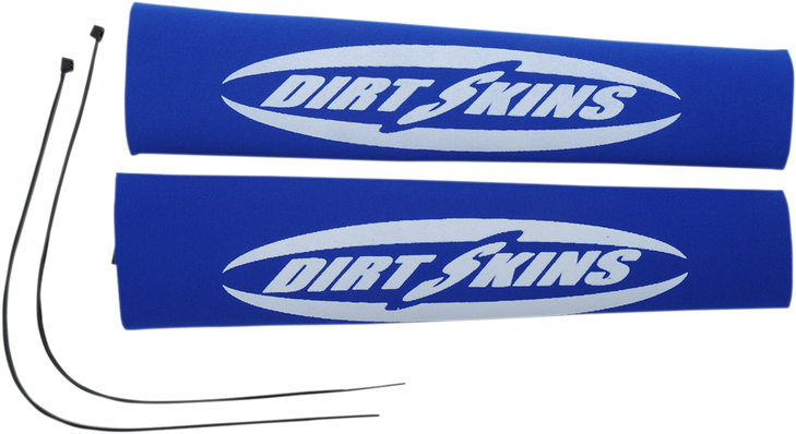 Schampa & Dirt Skins Fork Covers - 2 Mm Neoprene - Blue/White - 12.25" Standard Dsfrkseal15-2