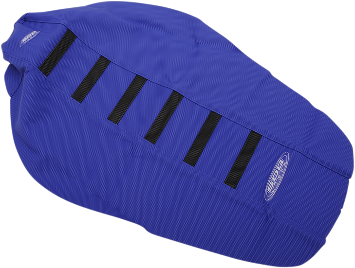 Sdg 6-Ribbed Seat Cover - Black Ribs/Blue Top/Blue Sides 95934Kbb