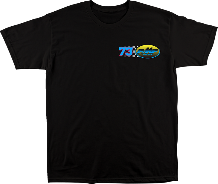 Fmf Exhaust 500 T-Shirt - Black - Large Sp24118907Blklg