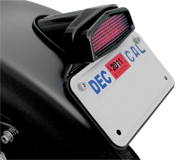 Joker Machine License Plate Back Plate - Black 09-575B