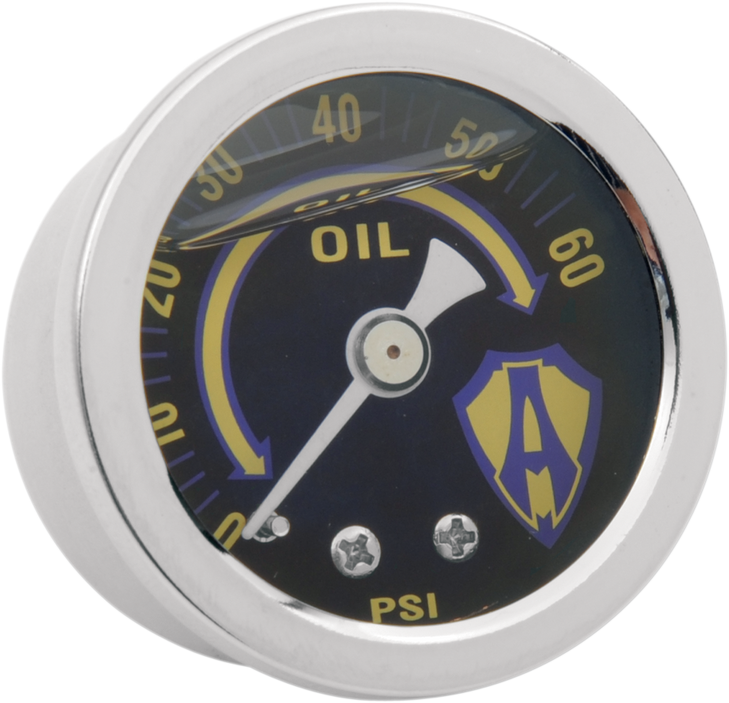 Arlen Ness Oil Pressure Gauge Kit - Replacement - Chrome 15-655
