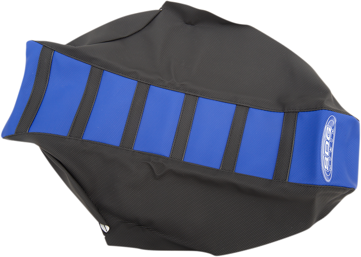 Sdg 6-Ribbed Seat Cover - Black Ribs/Blue Top/Black Sides 95945Kbk