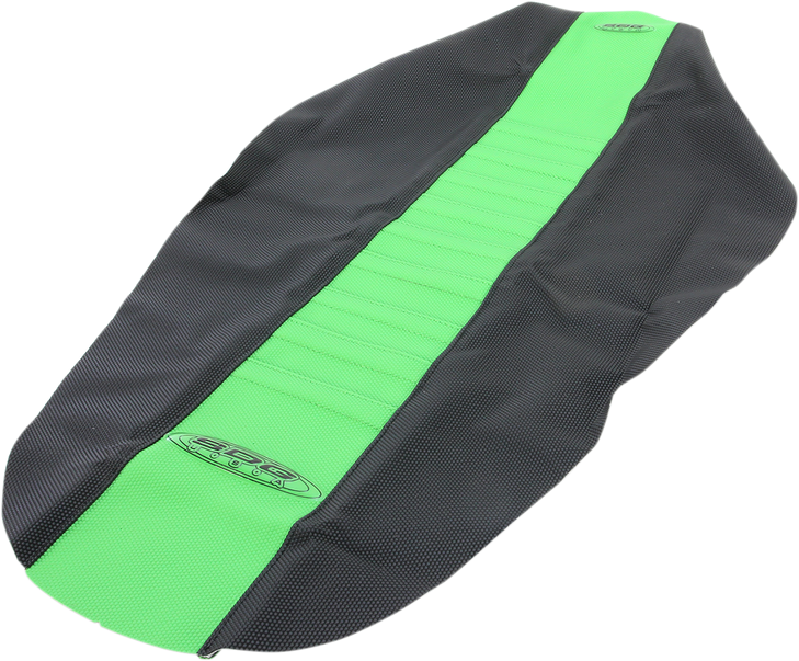 Sdg Pleated Seat Cover - Green Top/Black Sides 96360Gk