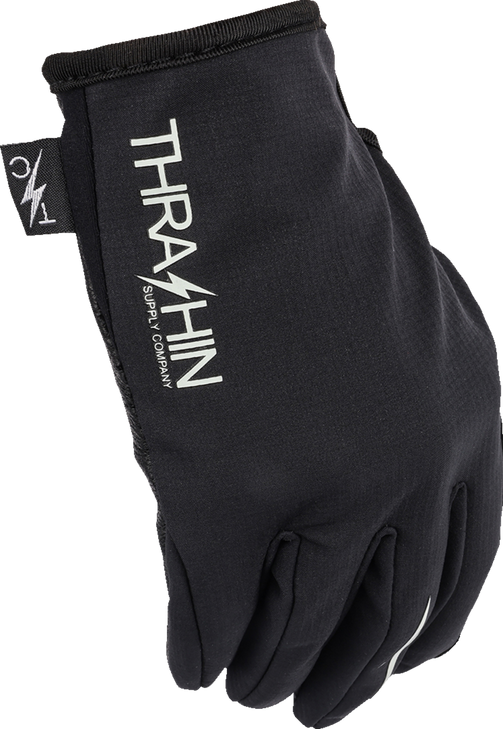 Thrashin Supply Co. Windbreaker Stealth Gloves - Black - Xl Sv1-19-11