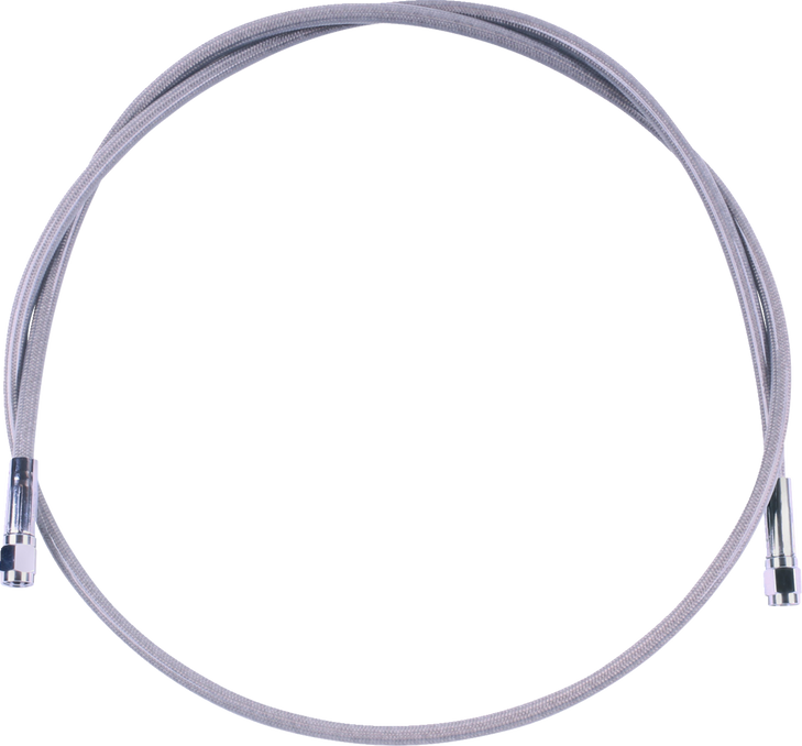 Universal Xr Brake Line - 46" - Stainless W/ Chrome Fittings Ssc0500-46