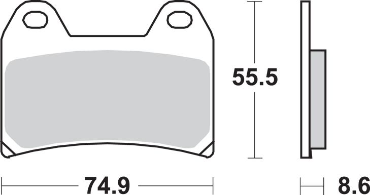 Sbs Hs Brake Pads - 706Hs 706Hs