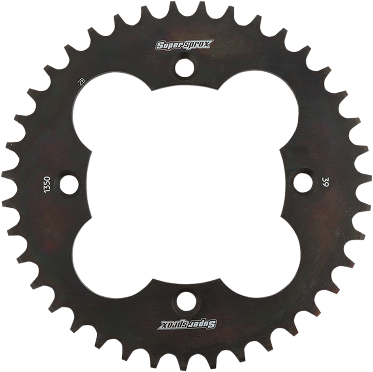 Supersprox Steel Rear Sprocket - 39-Tooth Rfe-1350-39-Blk