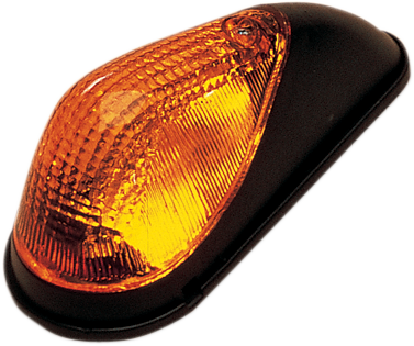 Mini Wing Marker Lights - Black/Amber 25-8083