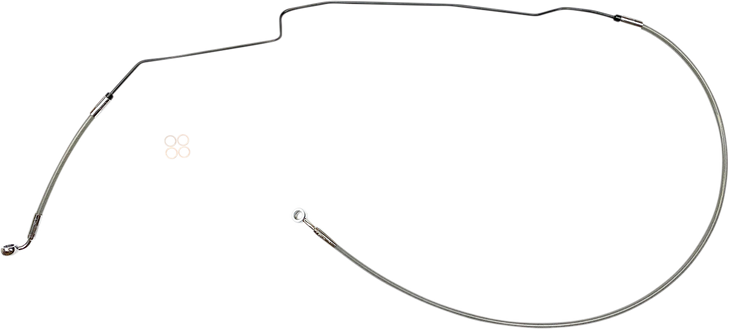 Magnum Shielding Brake Line - Stainless Steel/Chrome - Indian Ssc1422-46