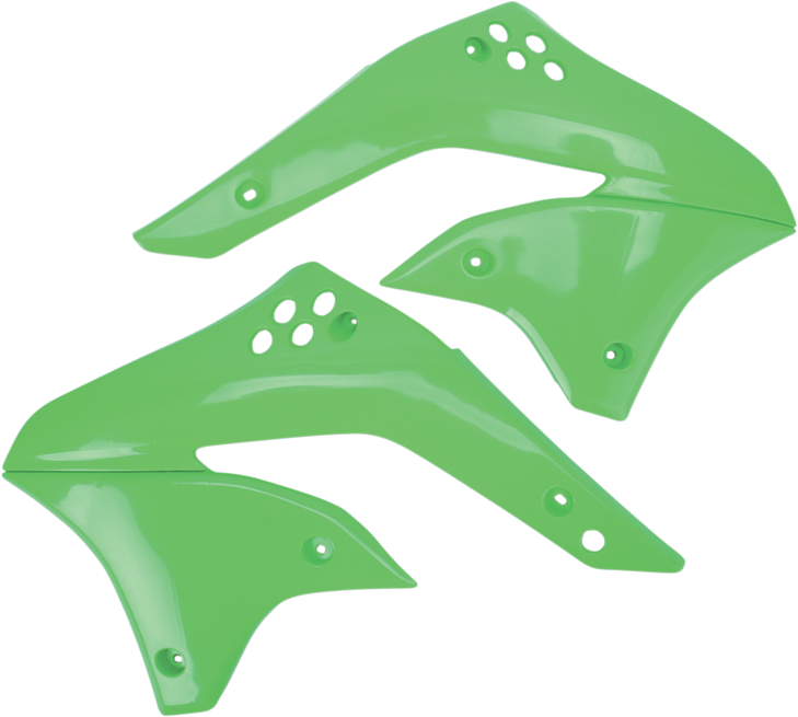 Ufo Radiator Shrouds - Green Ka03788-026