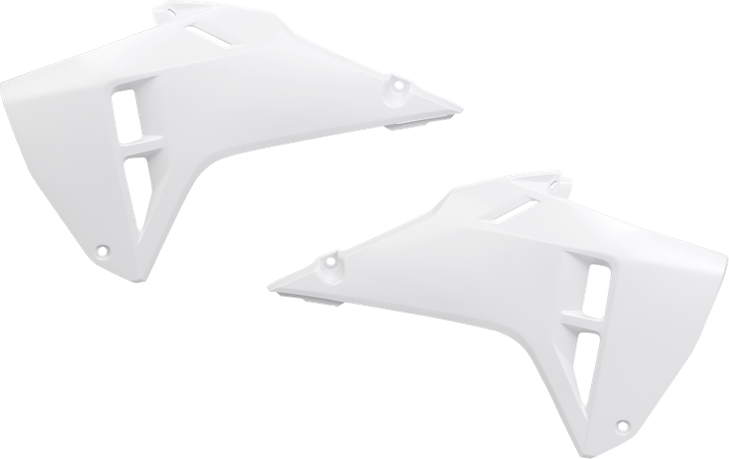 Ufo Radiator Covers - White - Honda - Crf 250 R/Rx Ho05619#041