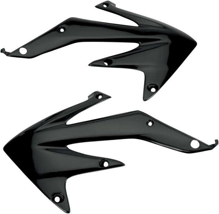 Ufo Radiator Shrouds - Black Ho04600-001