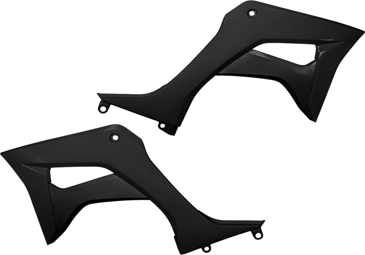 Ufo Radiator Shrouds - Black Ho05600-001