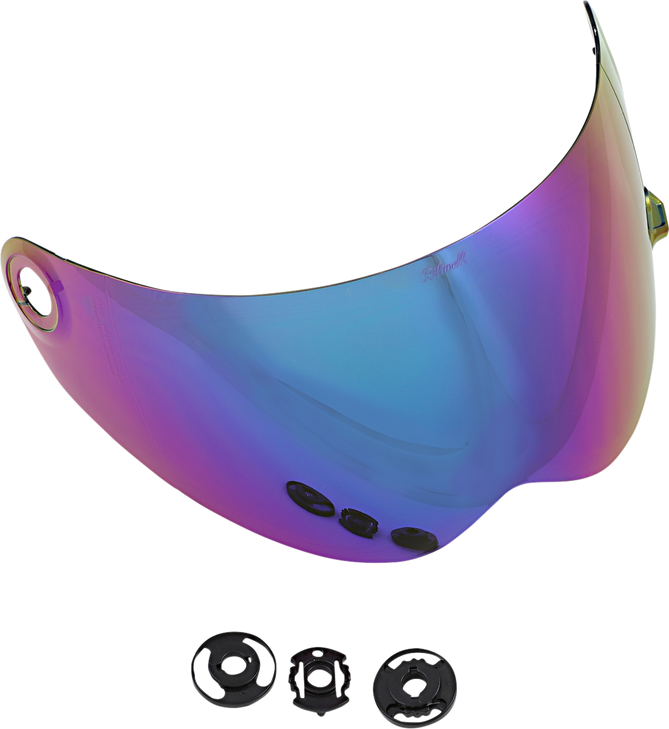 Biltwell Lane Splitter Gen 2 Shield - Rainbow Mirror 1112-223