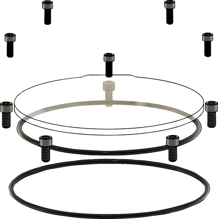 Trask Assault Derby Cover Repair Kit - Big Twin Tm-0040-Rk