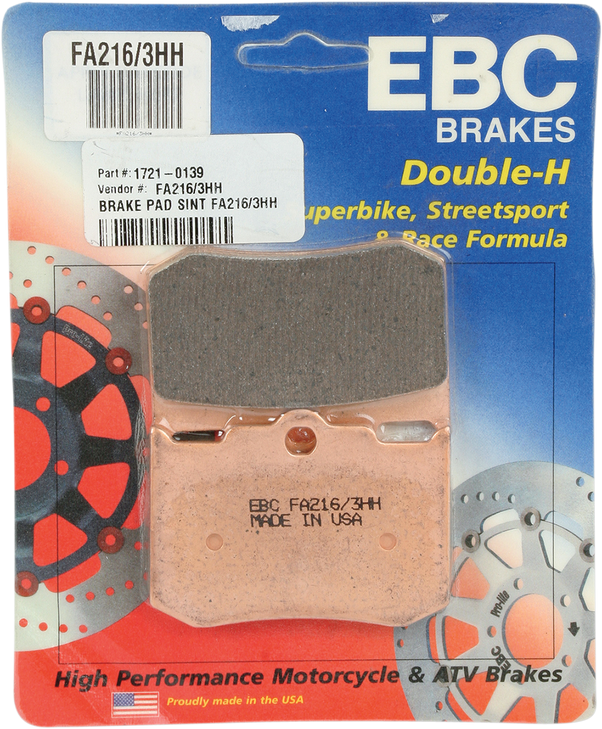 Ebc Hh Brake Pads Fa216/3Hh